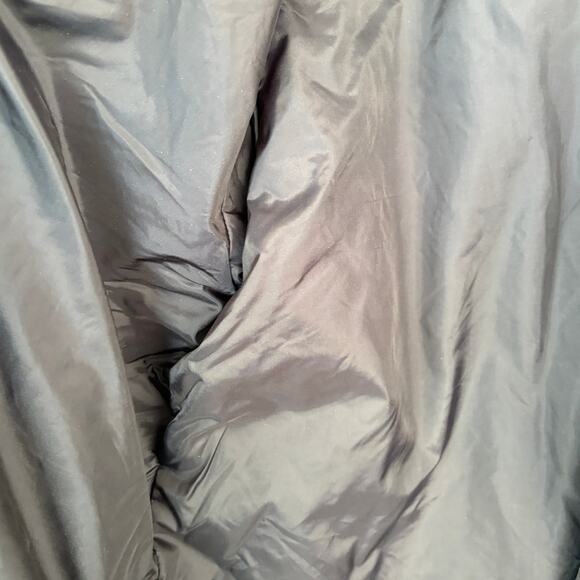 LL Bean Womens Insulated Rain Jacket XL Black L.L. Bean Hood Thinsulate Zip Coat - Picture 6 of 7